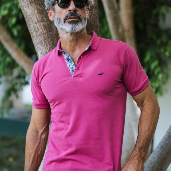 POLO CASUAL TECKEL ROSA