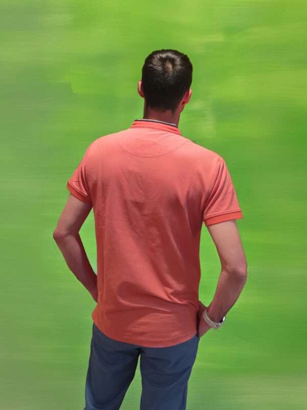 POLO EXCLUSIVO VESTIR ELEGANZIA NARANJA - Imagen 2