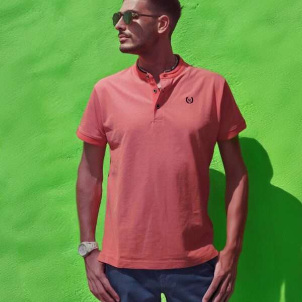 POLO EXCLUSIVO VESTIR ELEGANZIA NARANJA