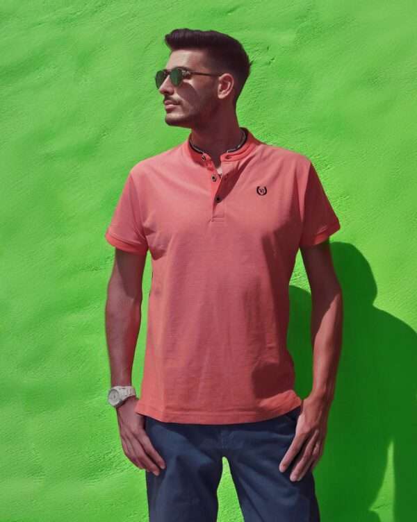 POLO EXCLUSIVO VESTIR ELEGANZIA NARANJA