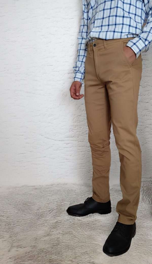 PANTALONES CHINOS URBAN CLASSICS VESTIR ELEGANZIA AZUL MORADO - Imagen 34
