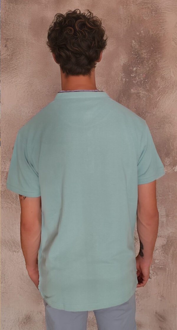 POLO CLÁSICO AZUL CIELO VESTIR ELEGANZIA - Imagen 9